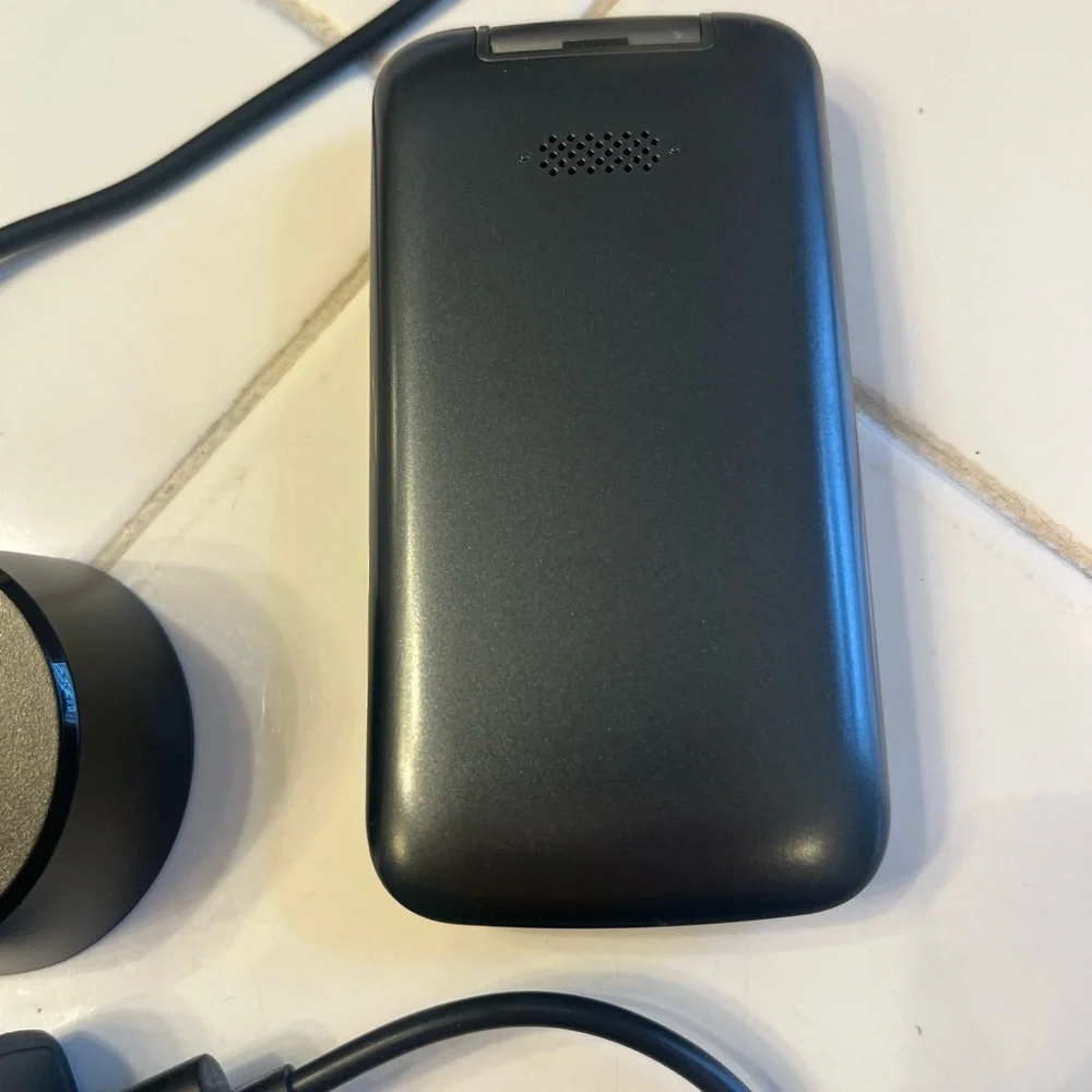 Alcatel Lively Jitterbug Flip2 II 4053S Cell Phone Gray & Black 4G Phone